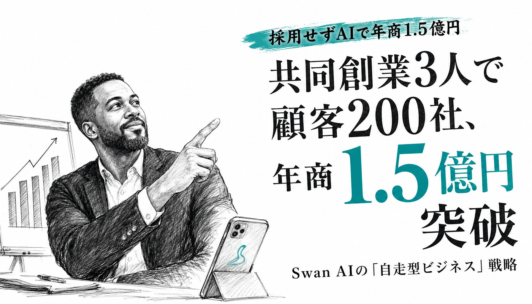 「採用しない」と決めたら成長した。AIで自走し、年商100万ドル規模に迫るまで。