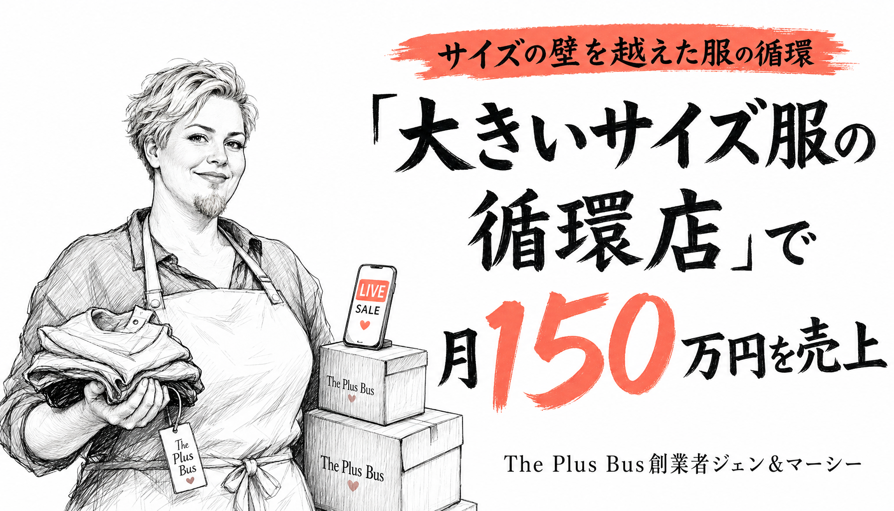 月約7万円の倉庫で始めた服の交換会が、店が空でも1回で約150万円を売り上げる居場所になるまで